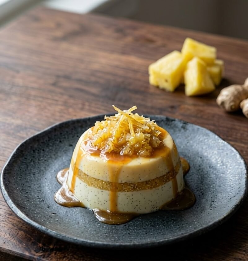 Mary Berry Panna Cotta with Pineapple and Ginger Recipe