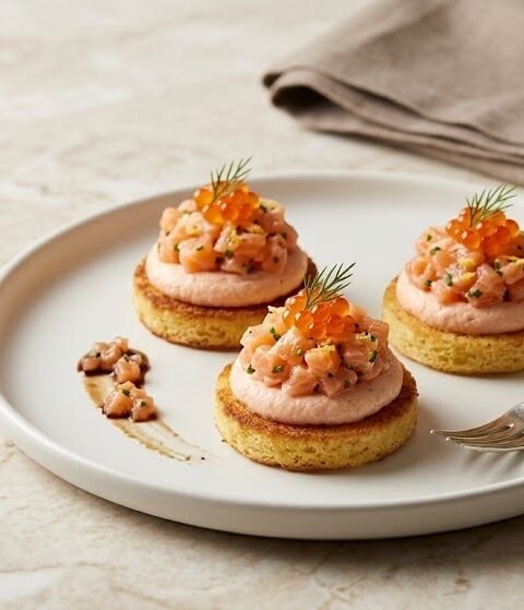 Mary Berry Double Salmon Canapés Recipe