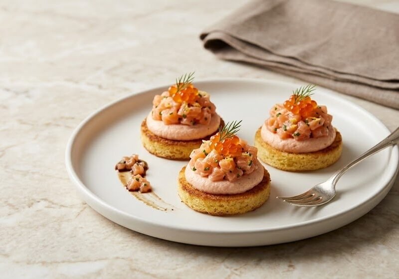 Mary Berry Double Salmon Canapés Recipe