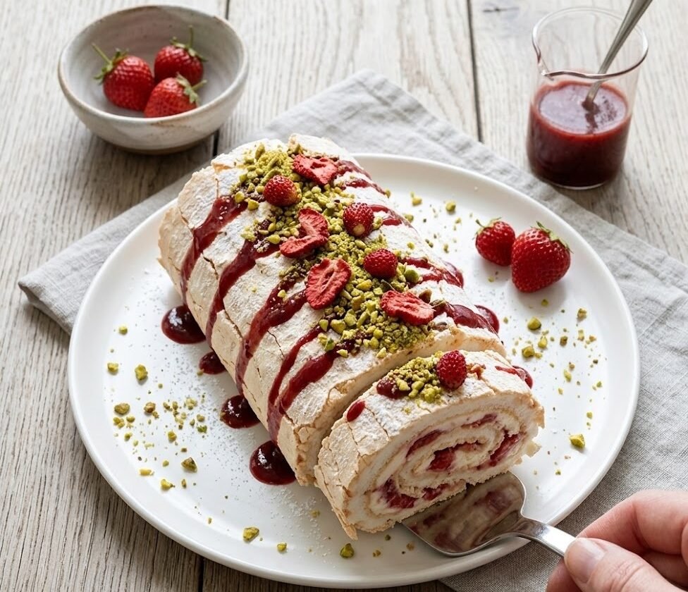 Mary Berry Strawberry Meringue Roulade Recipe