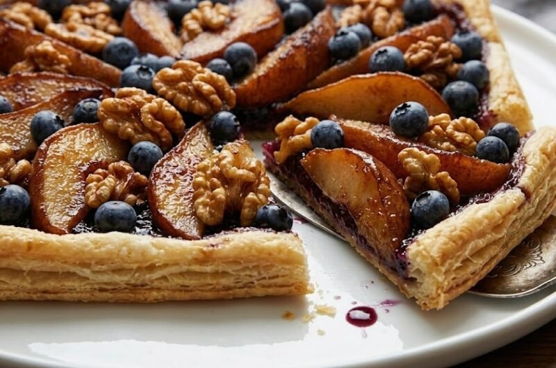 Mary Berry Pear and Blueberry Galette Recipe