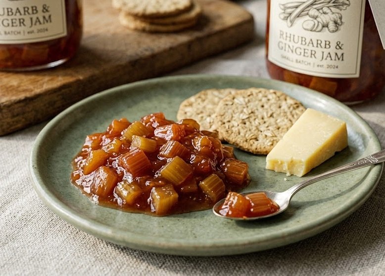 How to Make Rhubarb and Ginger Jam