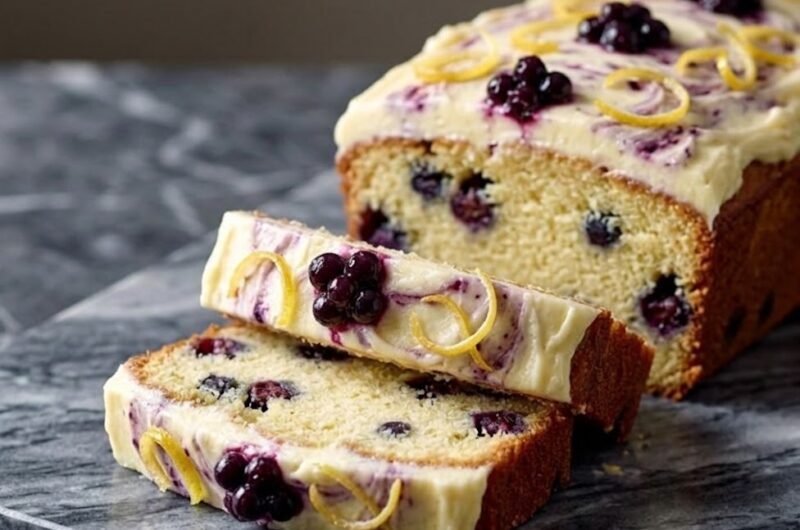 Lemon and Blueberry Loaf Cake